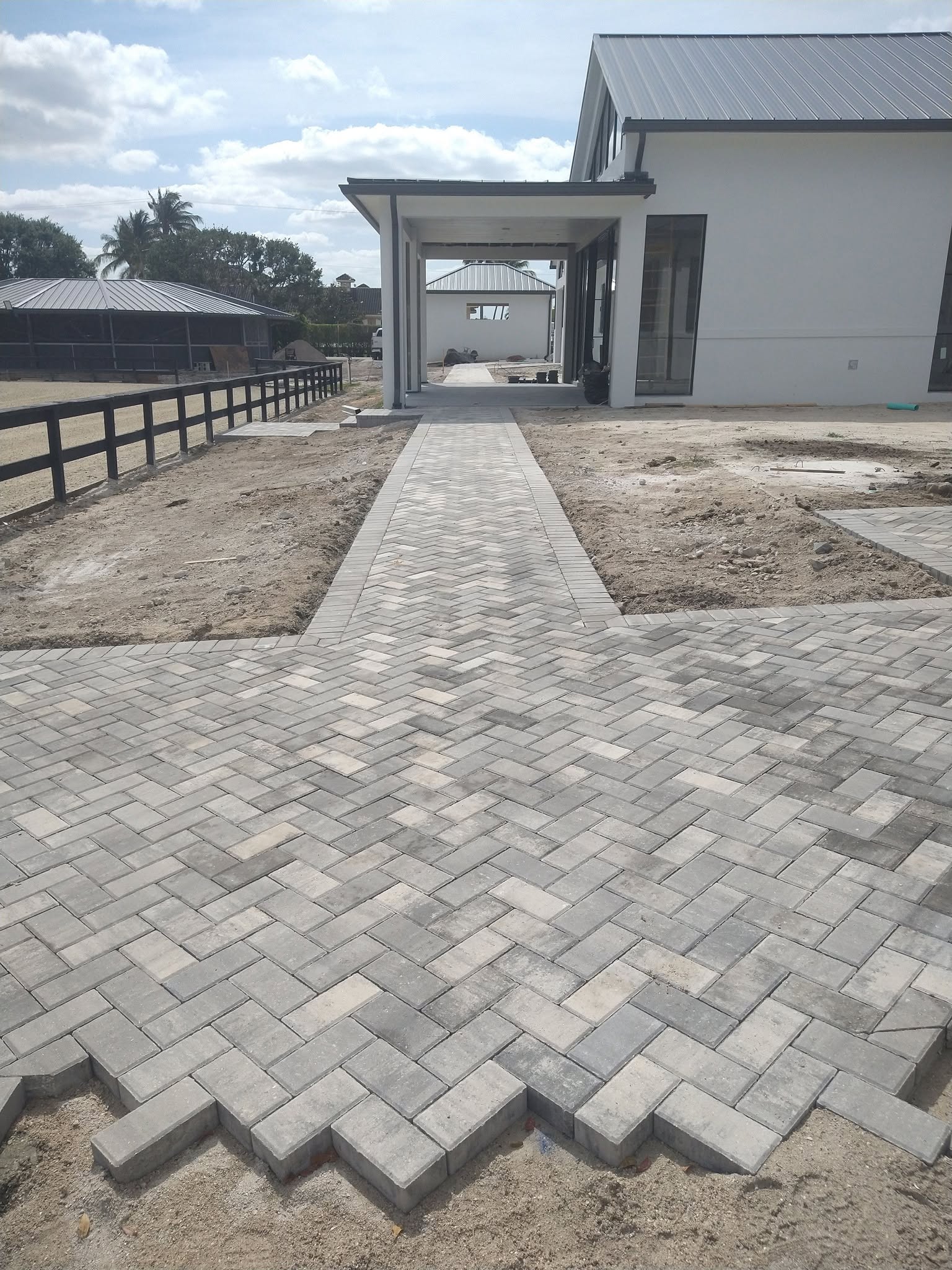 Paver Driveway Installation